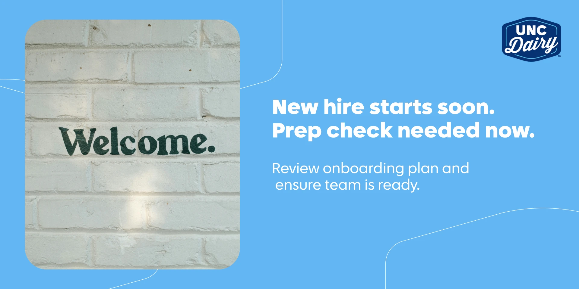 New hire starts soon — manager prep check reminder